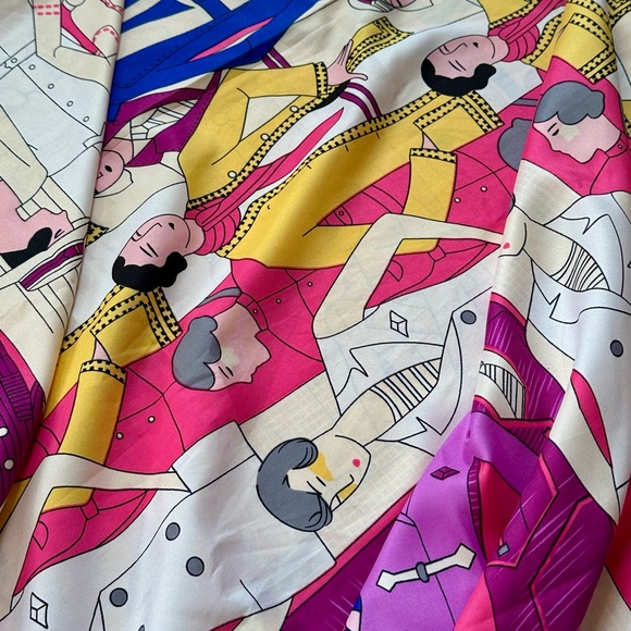 Extra Large Colorful Scarf - Picture 3 of 4